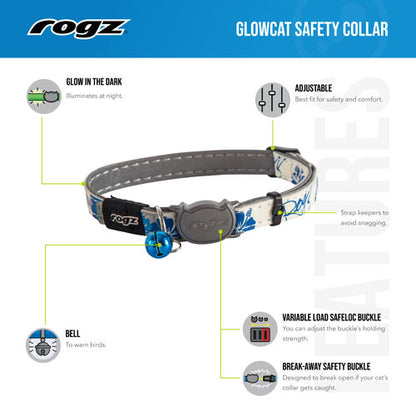 Rogz Glow Cat Safety Release Collar