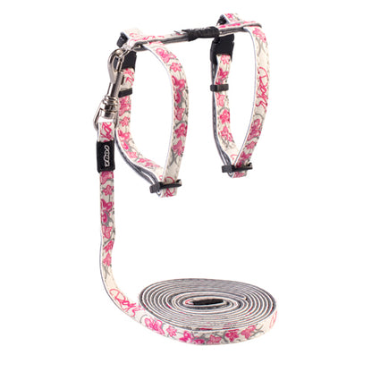 Rogz Glow Cat H-Harness and Lead Combination