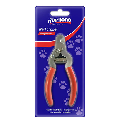 Marltons Dog Nail Clipper Chrome Plated