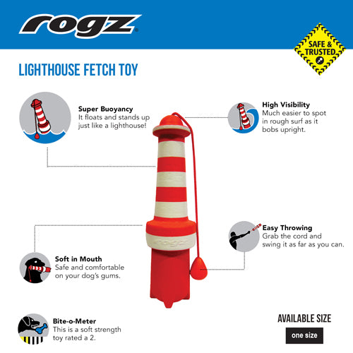 Rogz Lighthouse Fetch Toy