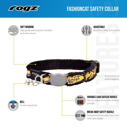 Rogz Fashion Cat Safety Collar