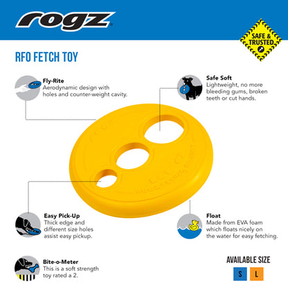 Rogz RFO Fetch Flying Toy