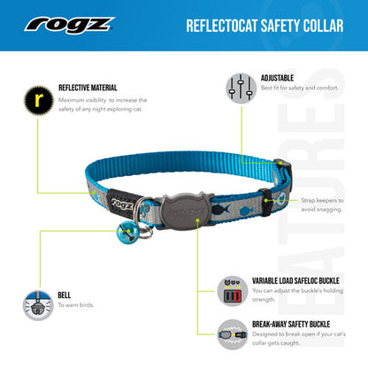 Rogz Reflecto Cat Safety Release Collar