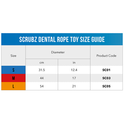 Rogz Scrubz Dental Rope Toy