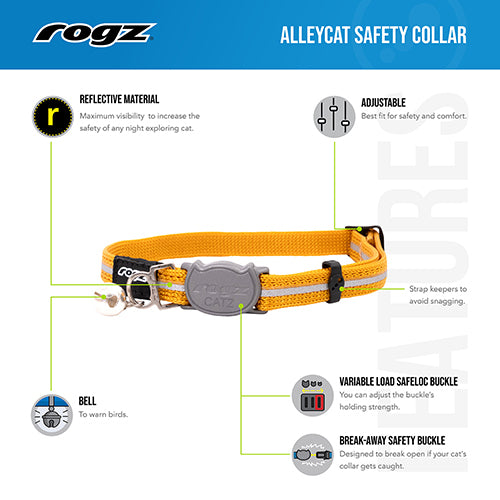 Rogz Alley Cat Safety Release Collar