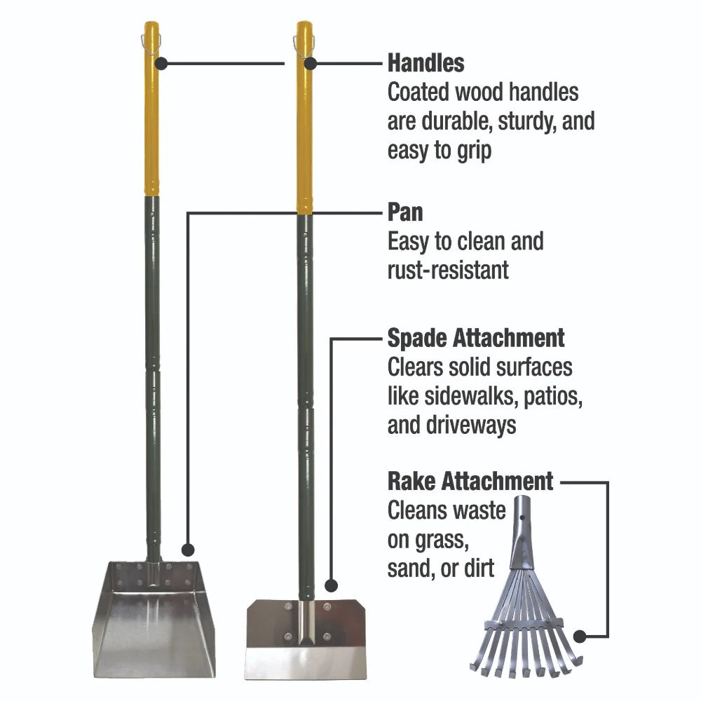 Wee-Wee All in 1 Rake, Spade & Pan Set