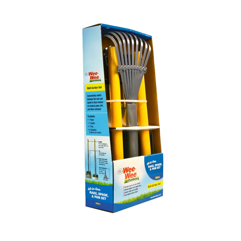 Wee-Wee All in 1 Rake, Spade & Pan Set