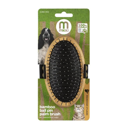 Mikki Bamboo Palm Brush - Ball Pin