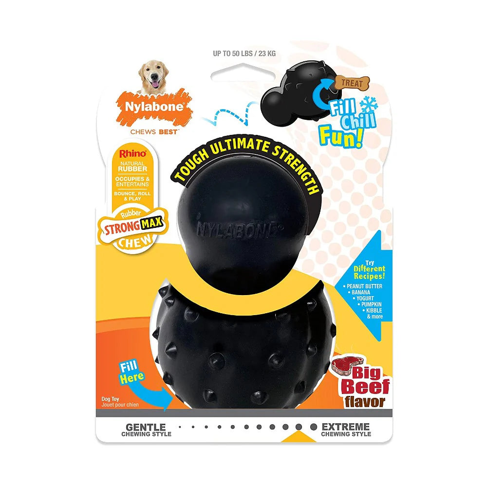 Nylabone Max Rhino Strong Cone Chew - Beef