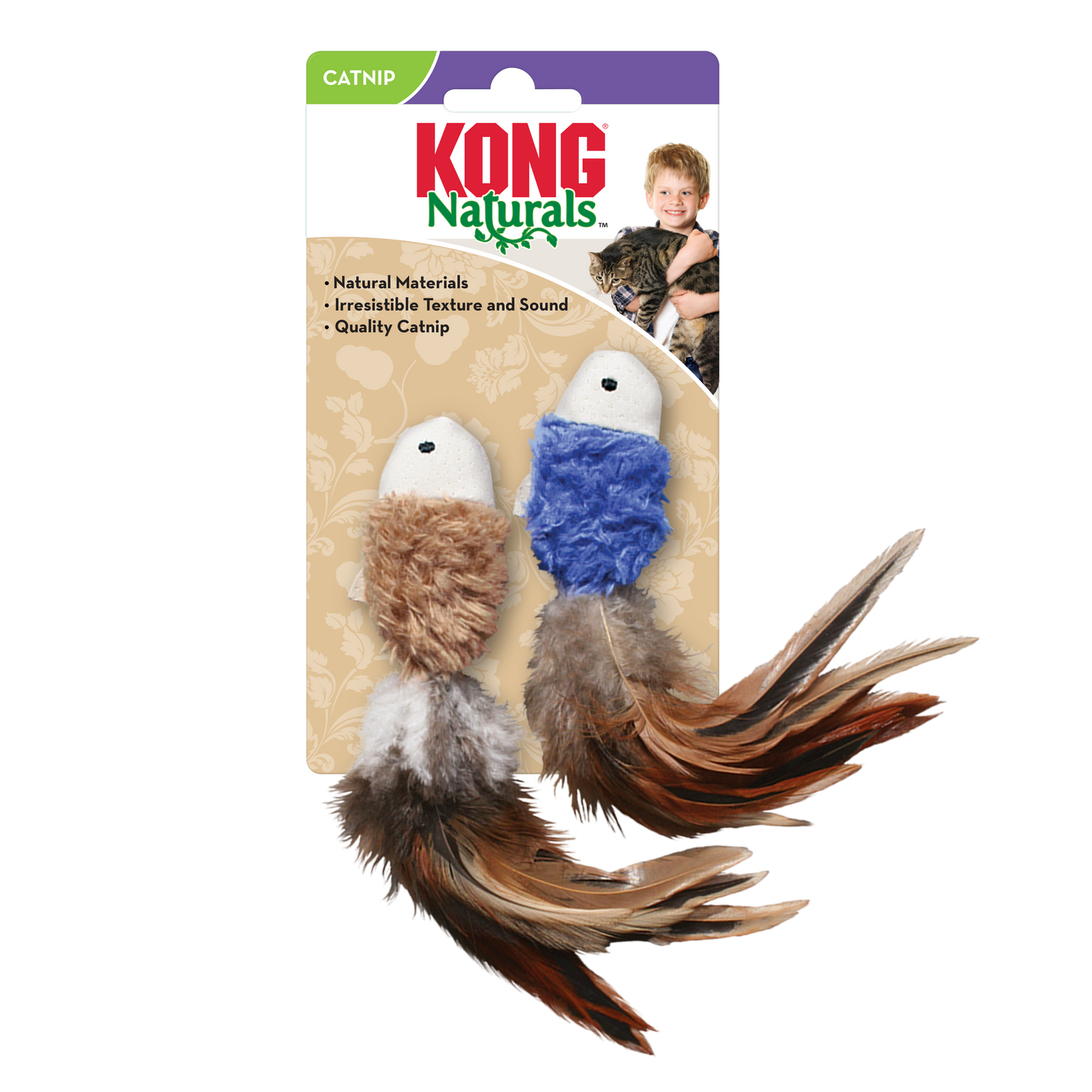 Kong Naturals Crinkle Fish