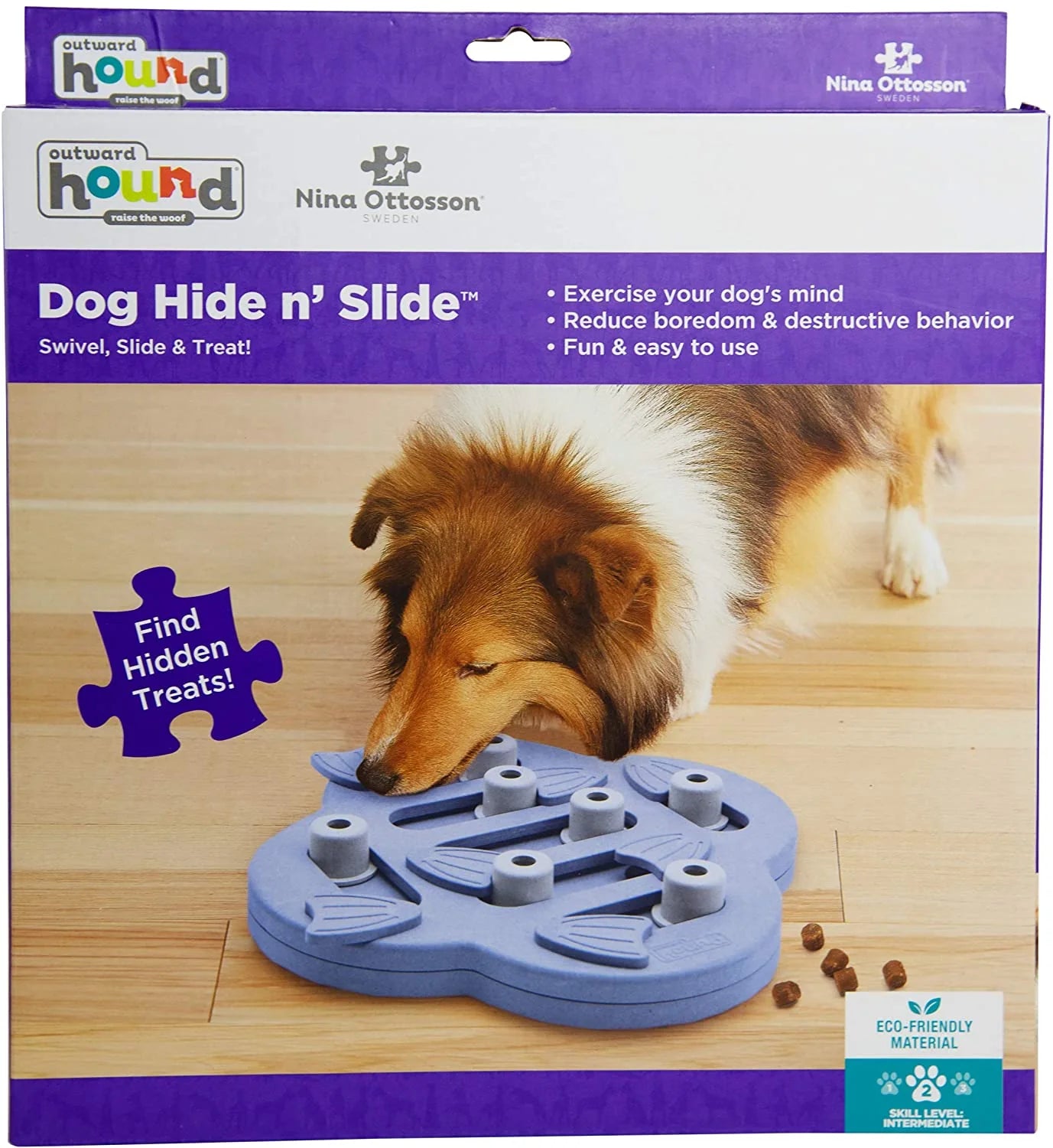 Nina Ottosson Dog Hide 'n Slide Purple