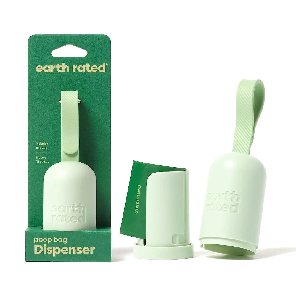 Earth Rated Leash Dispenser with 15 Degradable Bags