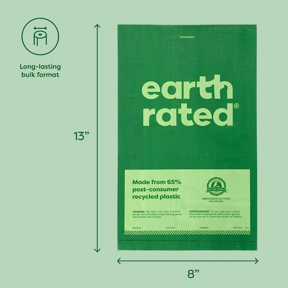 Earth Rated Bulk Degradable Bags - 300 Bags