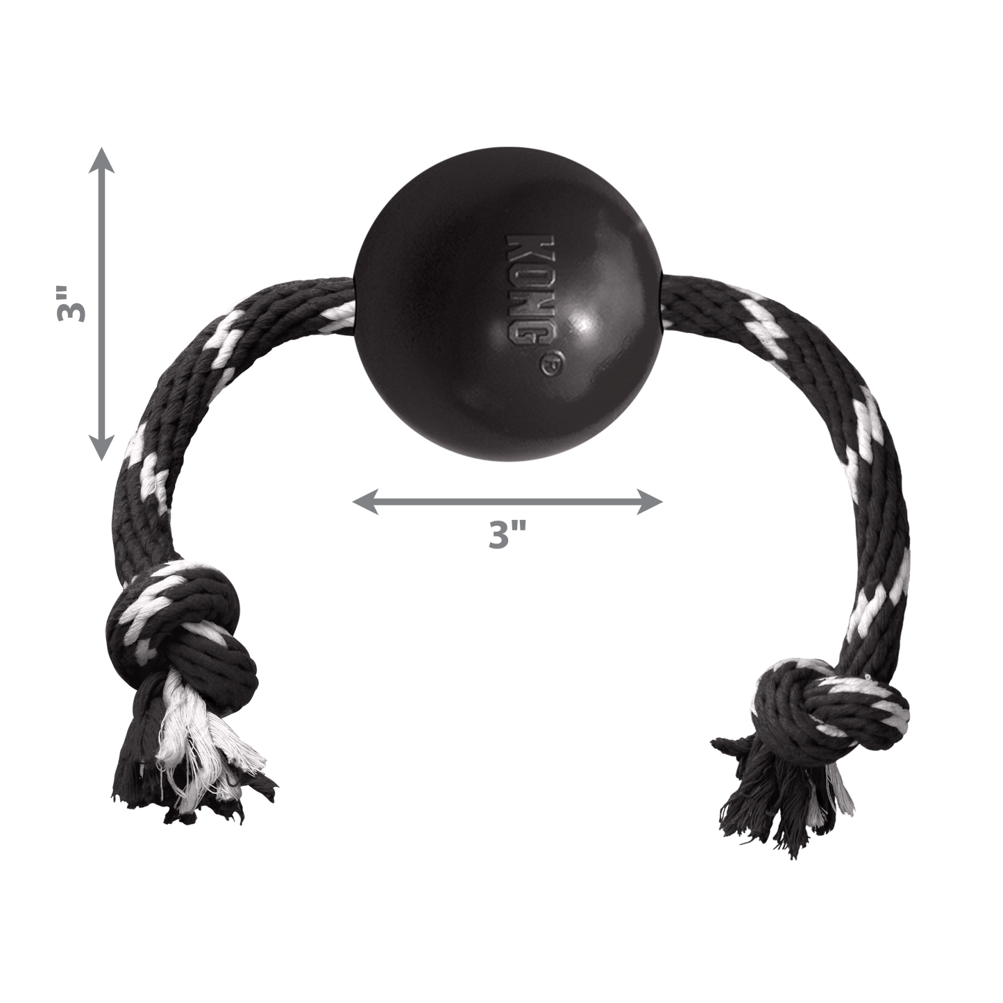 Kong Extreme Ball with Rope