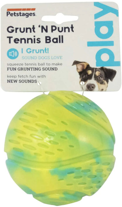 Petstages Grunt 'n Punt Tennis Ball