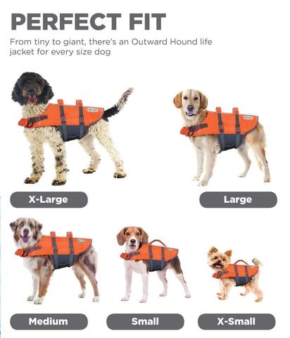 Outward Hound Ripstop Orange Life Jackets