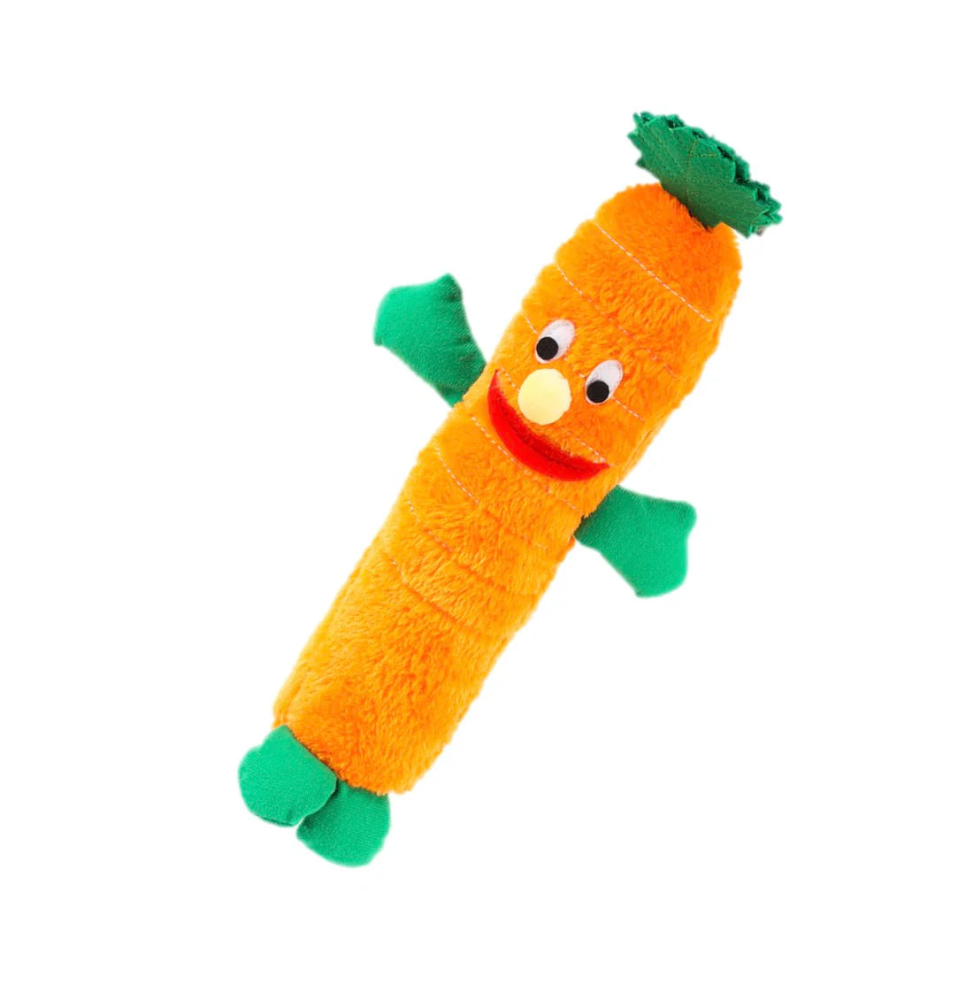 Marltons Carrot Plush Toy with Squeaker