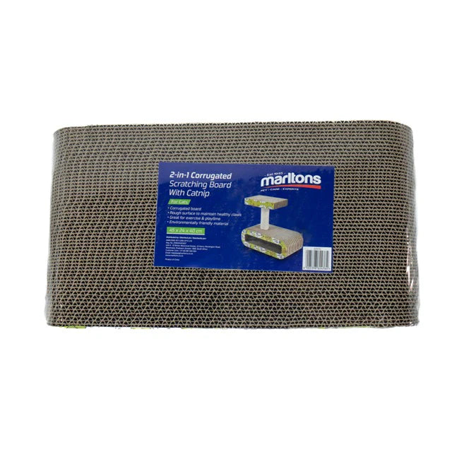 Marltons 2-in-1 Corrugated Scratching Board