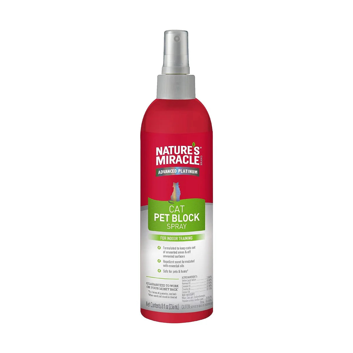 Nature's Miracle Advanced Cat Pet Block Repellent Spray