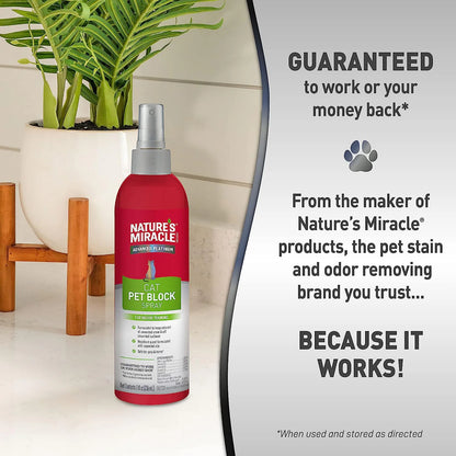 Nature's Miracle Advanced Cat Pet Block Repellent Spray