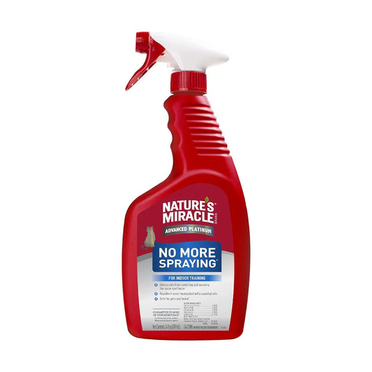 Nature's Miracle Advanced Cat No More Spraying Stain and Odor Remover Spray with Repellent