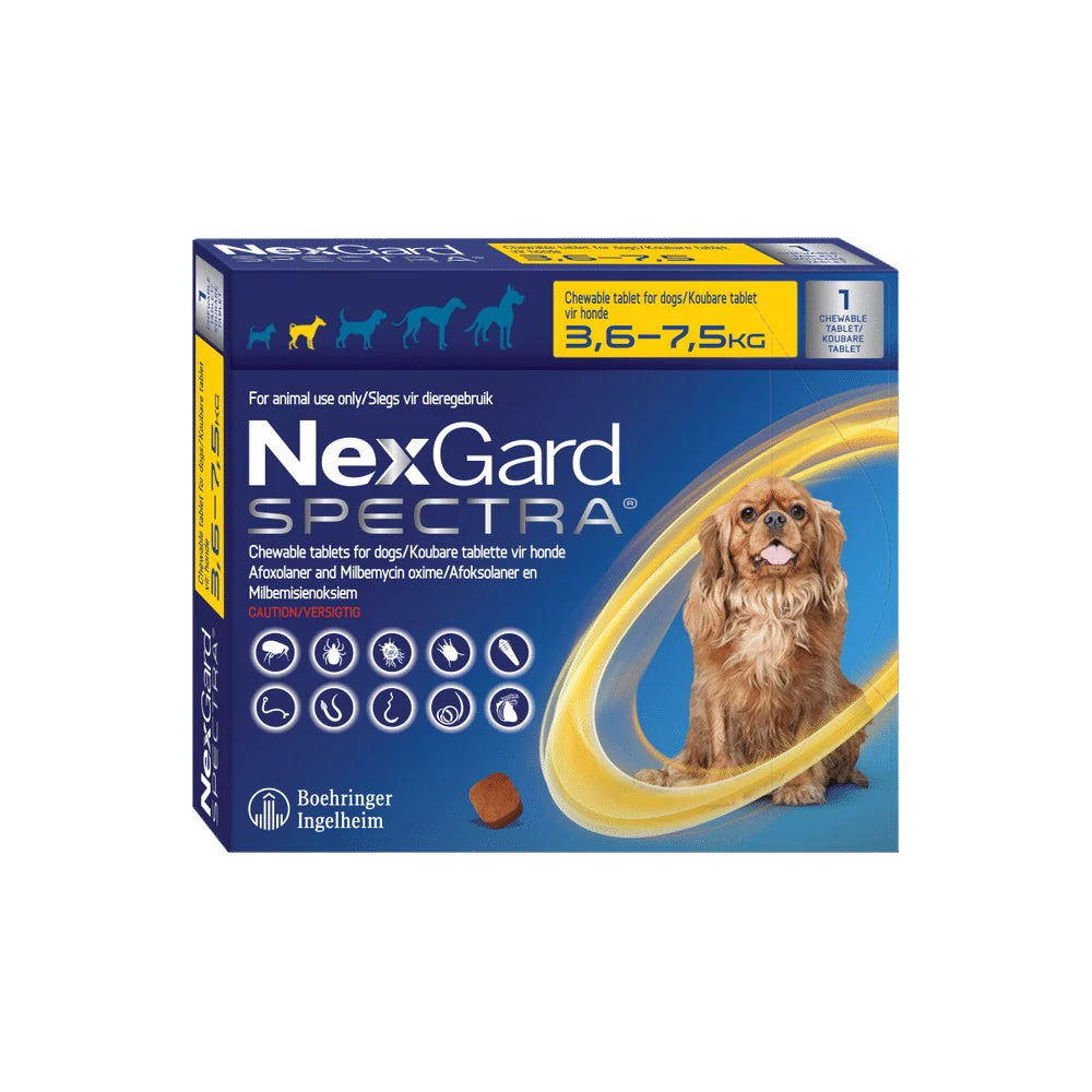 NexGard Spectra Chewable Tick & Flea Tablets