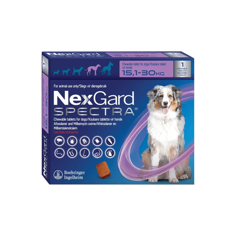 NexGard Spectra Chewable Tick & Flea Tablets