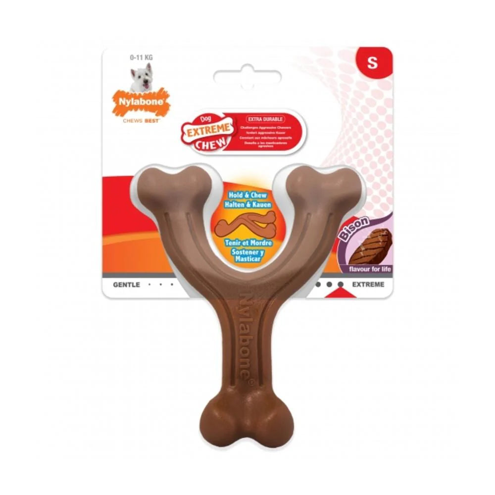 Nylabone Natural Alternatives Extreme Chew - Wishbone (Bison)