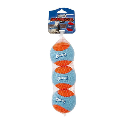 Chuckit! Amphibious Ball - Medium - 3 Pack