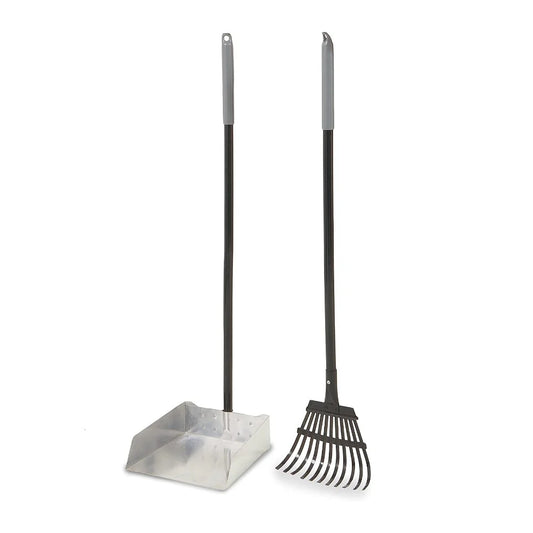 Petmate Clean Response Aluminium Rake & Pan