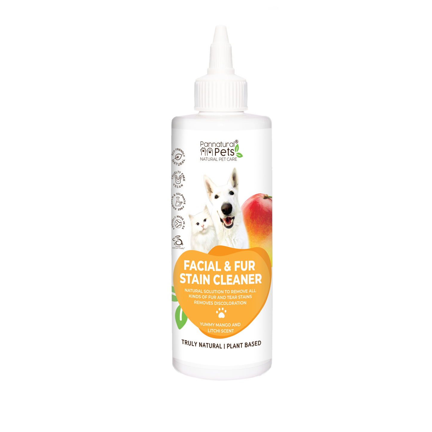 Pannatural Natural Pet Facial and Fur Stain Cleaner