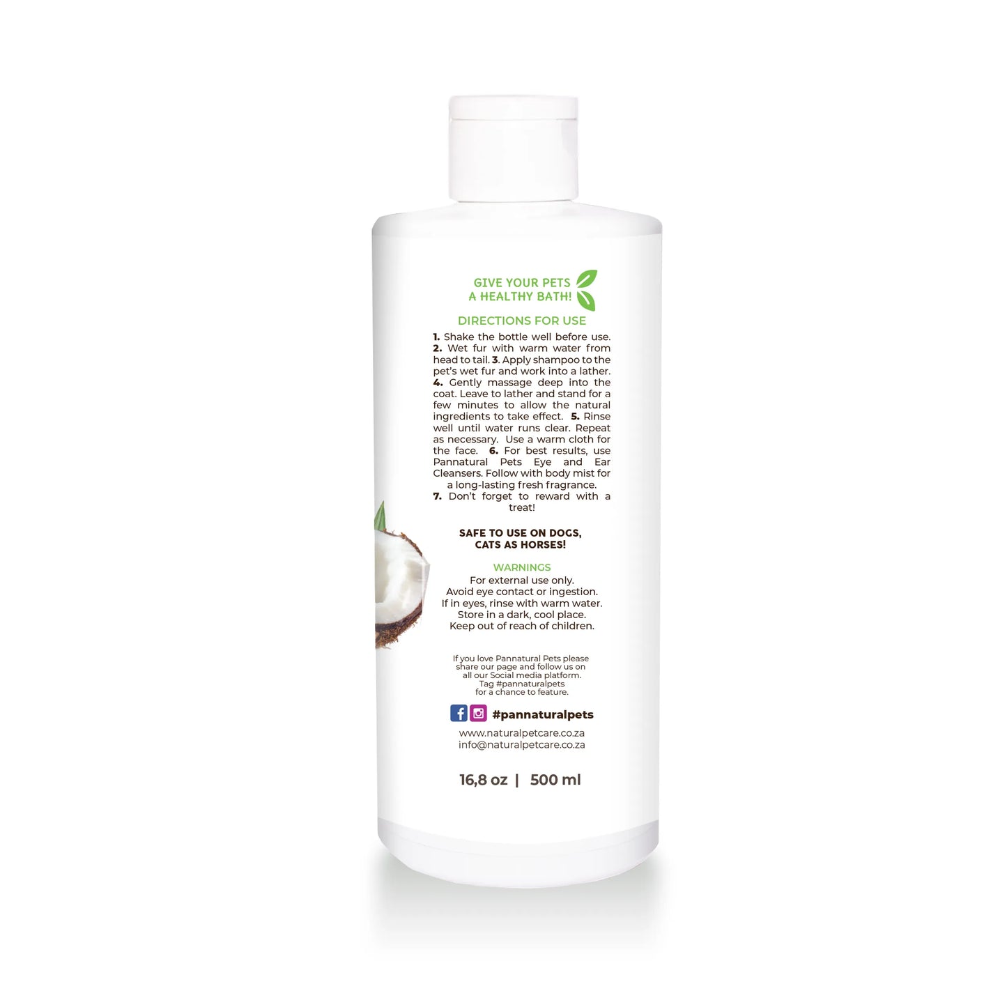 Pannatural Natural Pet Conditioner – Hypo Allergen