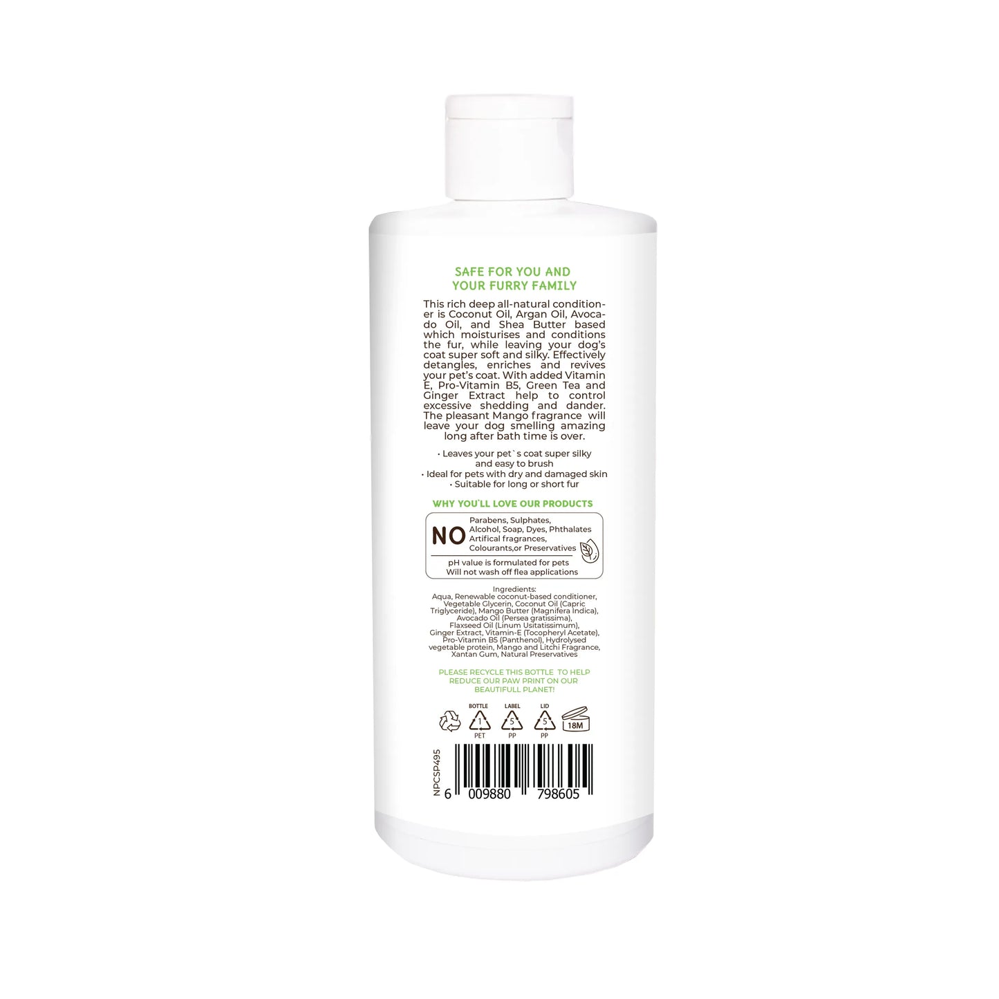 Pannatural Natural Shed Patrol Conditioner – Mango