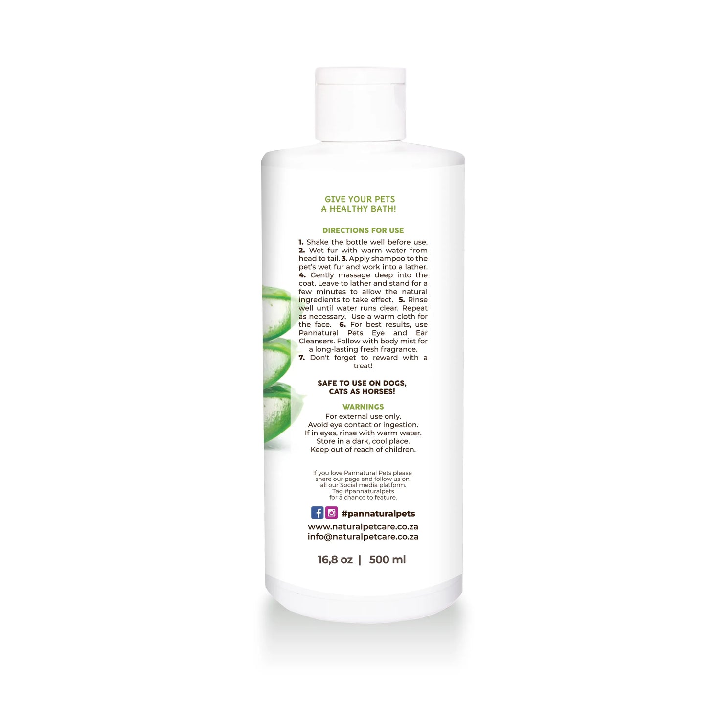 Pannatural Natural Pet Shampoo Hypo Allergen