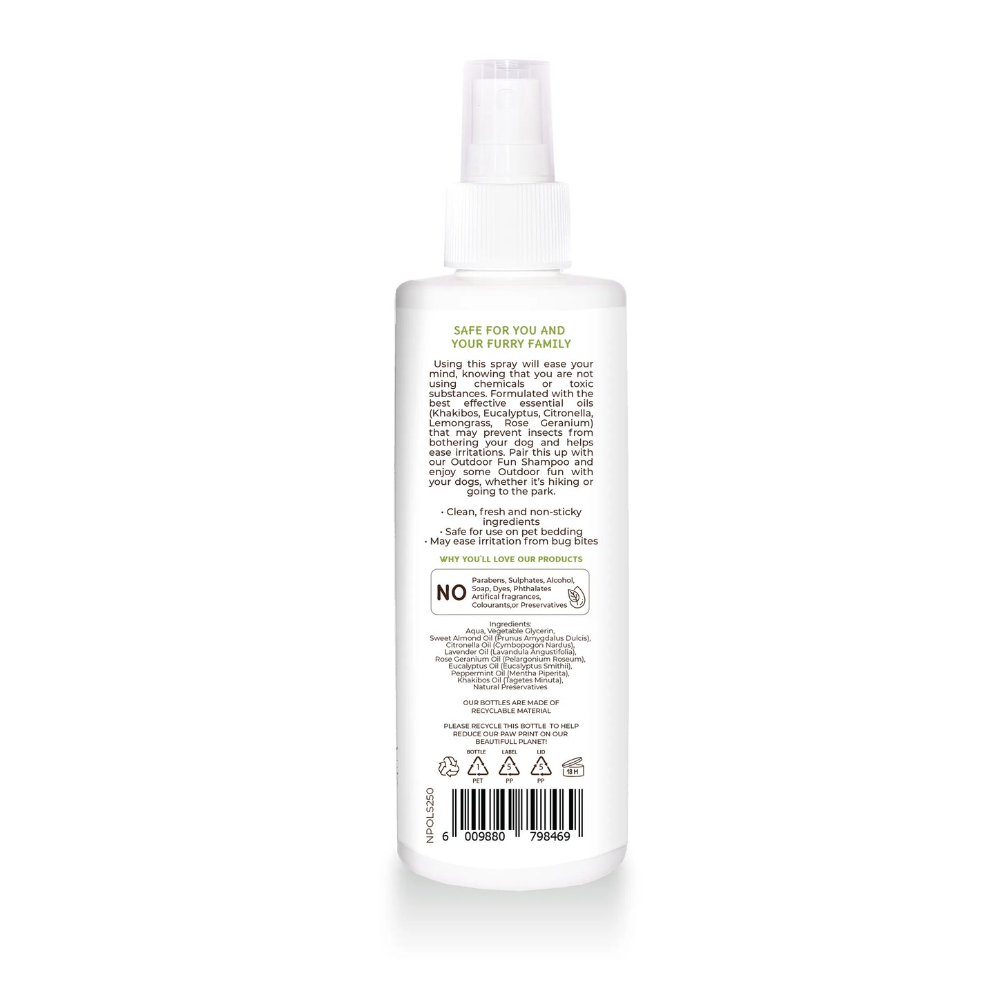 Pannatural Natural Outdoor Fun - On the spot Spray