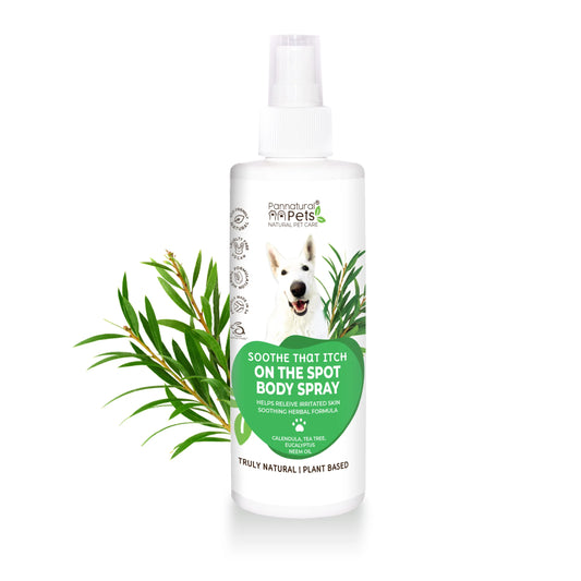 Pannatural Natural Pet Itch Relief Spray – Soothe That Itch