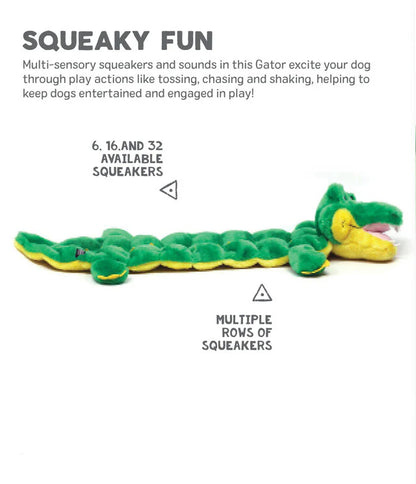 Outward Hound Squeaker Matz Gator XL 16 Squeaker