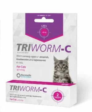 Triworm-C Dewormer Cat