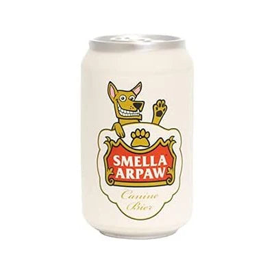 Silly Squeaker Beer Can Smella Arpaw