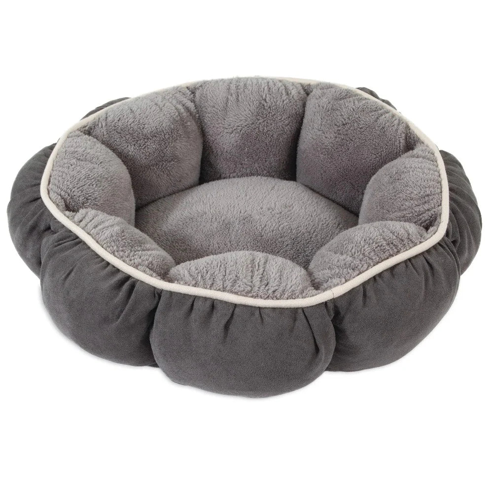 Petmate Aspen Pet Puffy Round Cat Bed