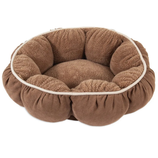 Petmate Aspen Pet Puffy Round Cat Bed