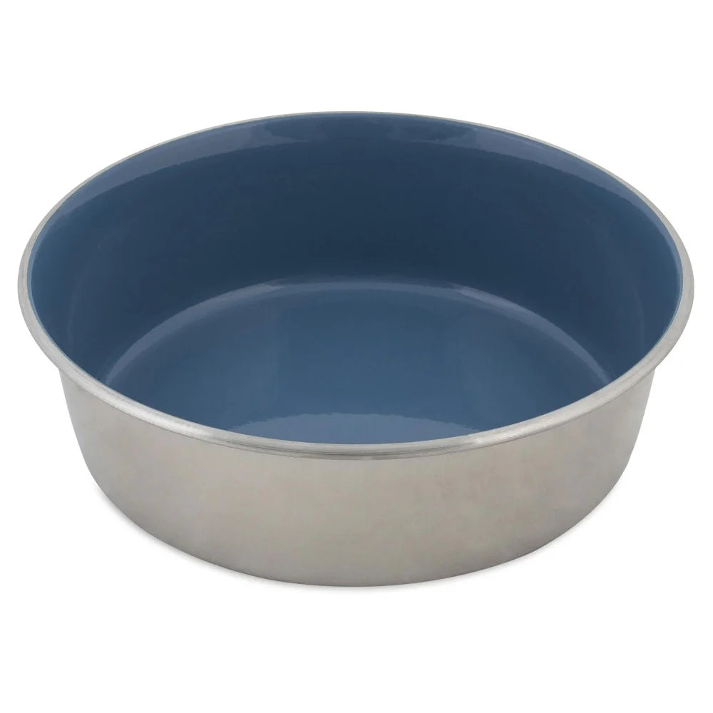 Petmate Painted Stainless Steel Bowl