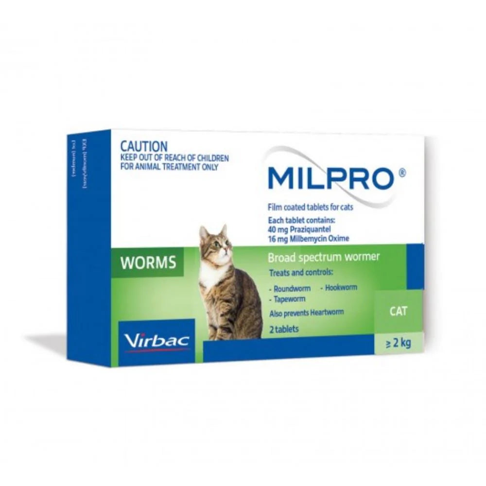 Milpro Dewormer Flavoured Tablets For Cats & Kittens