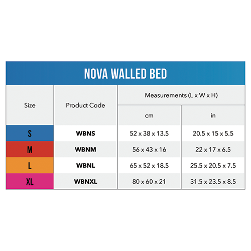 Rogz Nova Walled Bed