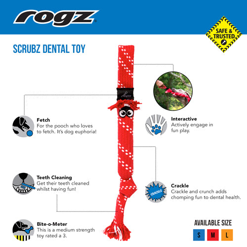 Rogz Scrubz Dental Rope Toy