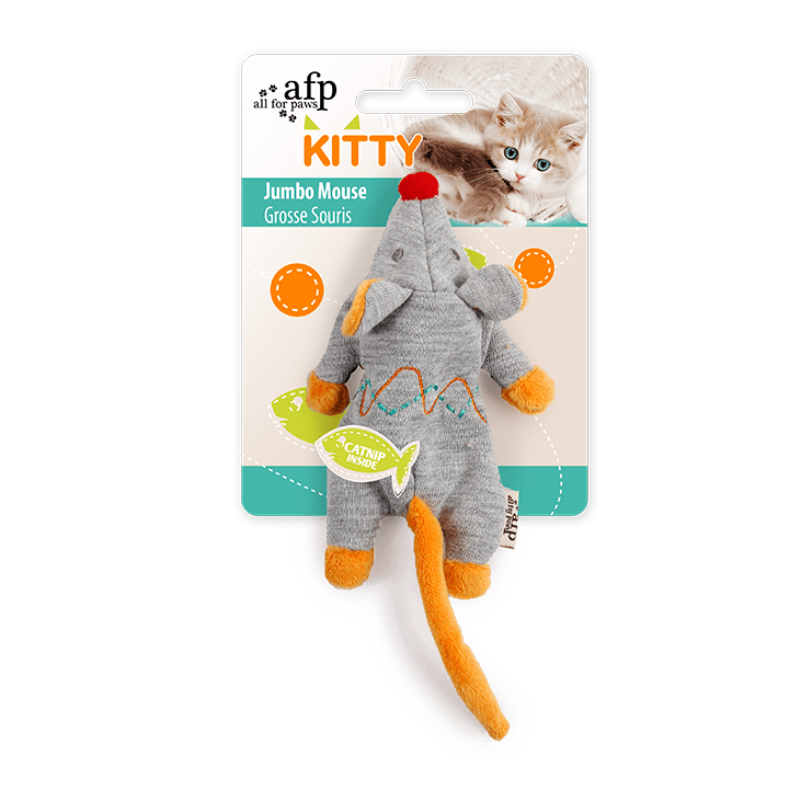 All For Paws Jumbo Mouse Grey