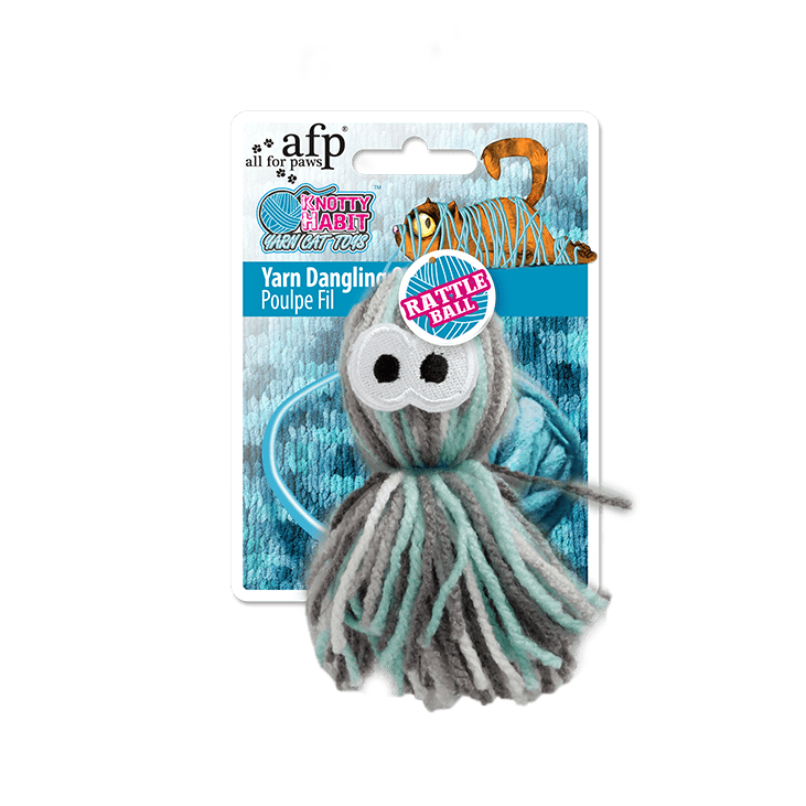 All For Paws Yarn Dangling Octopus