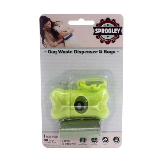 Sprogley Bone Dispenser and Bags