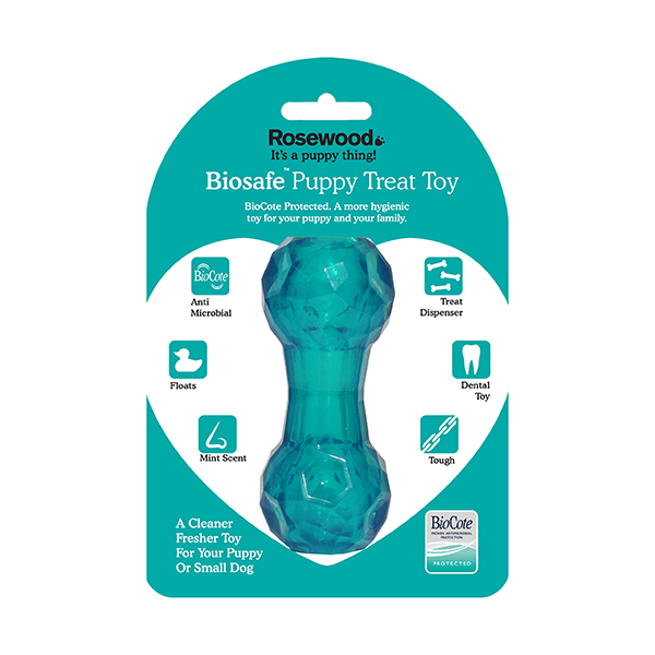 Rosewood BioSafe Puppy Treat Dumbell