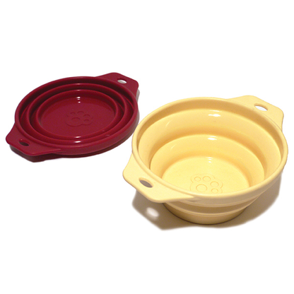 Rosewood Collapsible Travel Bowl